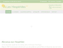 Tablet Screenshot of leshesperides.org